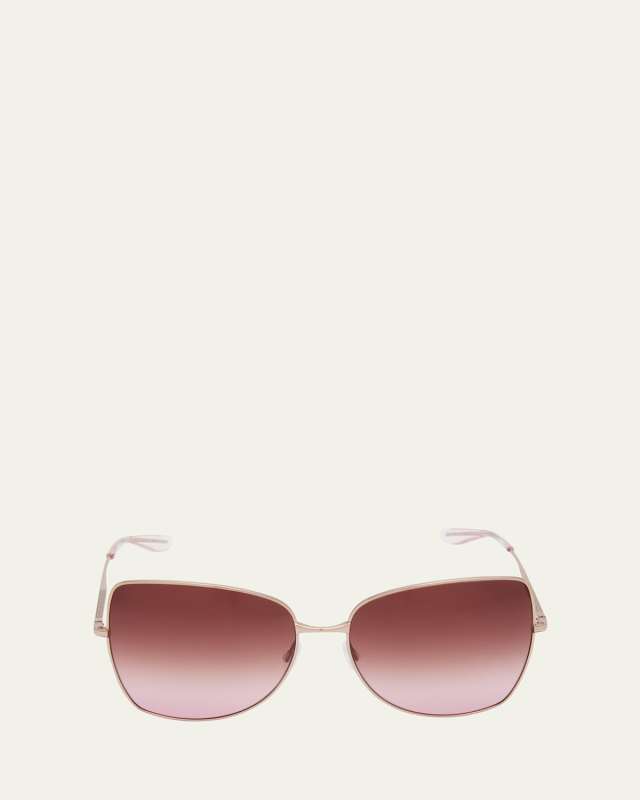 Vilua Mixed-Media Butterfly Sunglasses